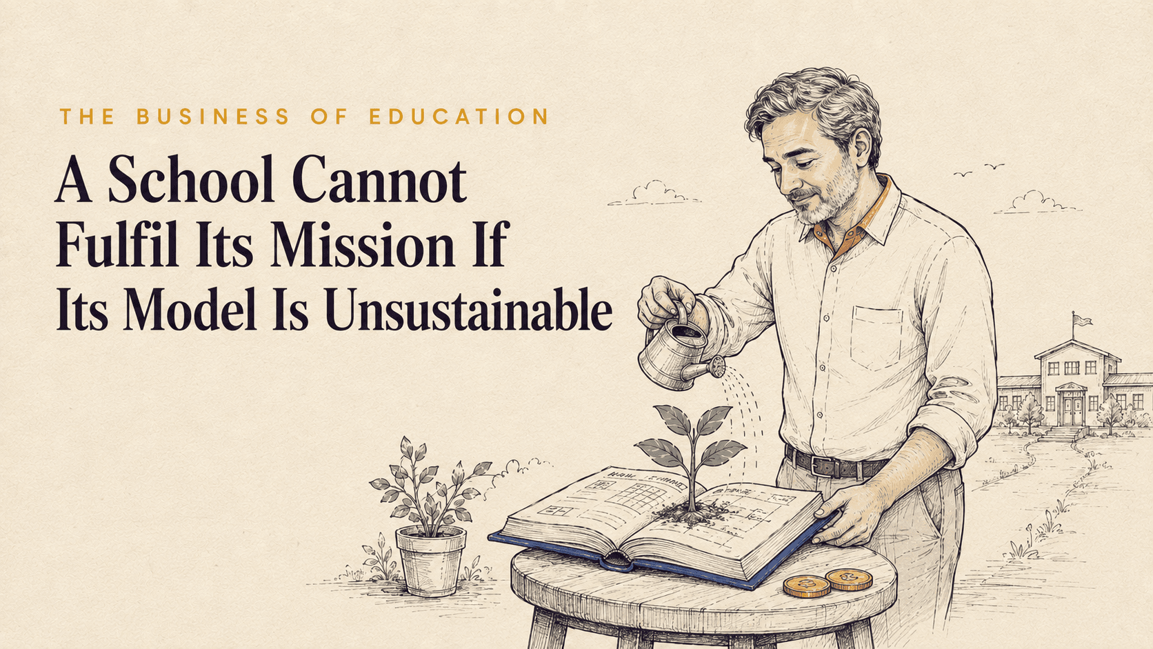 A School Cannot Fulfil Its Mission If Its Model Is Unsustainable